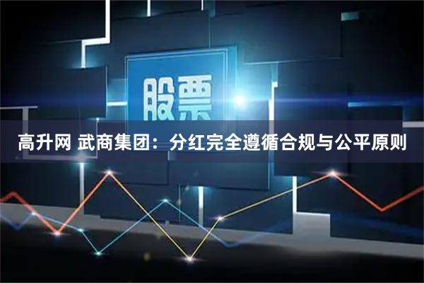 高升网 武商集团：分红完全遵循合规与公平原则