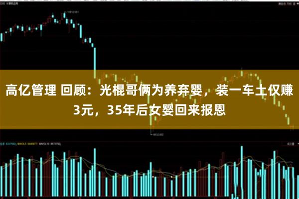 高亿管理 回顾：光棍哥俩为养弃婴，装一车土仅赚3元，35年后女婴回来报恩